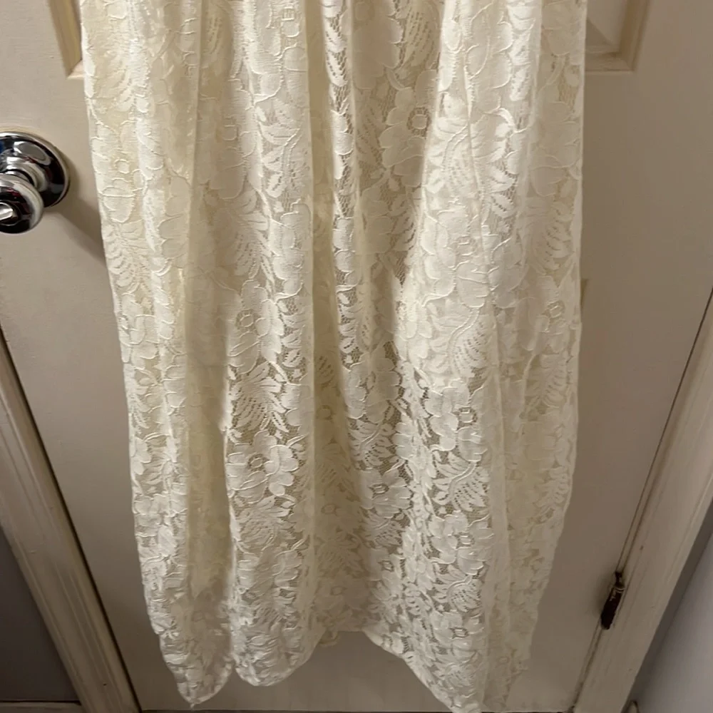 Abercrombie & Fitch lace halter top maxi dress